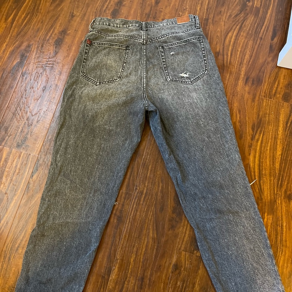 Black/ grey washed out jeans